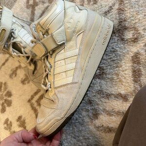 Adidas Ivy Park Cream High-Top Sneakers